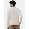 thumbnail image 3 of No Boundaries All Gender Fleece Crewneck Sweatshirt with Long Sleeves, Men's and Big Men’s, 3 of 5
