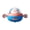 Blue, variant on Green Green Frog Space Press Car Toy With Inertia Action For Children'S Play And Motor Skills Interactive Toy With Fun Theme And Durable Construction