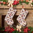 thumbnail image 6 of KLL Turkey And Thanksgiving2 for 18" Christmas Stocking Snowman Xmas Stocking Holiday Christmas Decoration Gifts for Family Kids, 6 of 8
