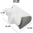 thumbnail image 3 of Pillow for snoring relief and sleep apnea,Ergonomic Contour Support Pillows, Air Way Cervical Pillow for Sleep Apnea, for Side Sleepers, Back Sleepers, 3 of 8
