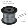 thumbnail image 2 of Uxcell 547Yard/1640Ft 50LB 4 Strands Abrasion Resistant PE Braided Fishing Line Grey, 2 of 6