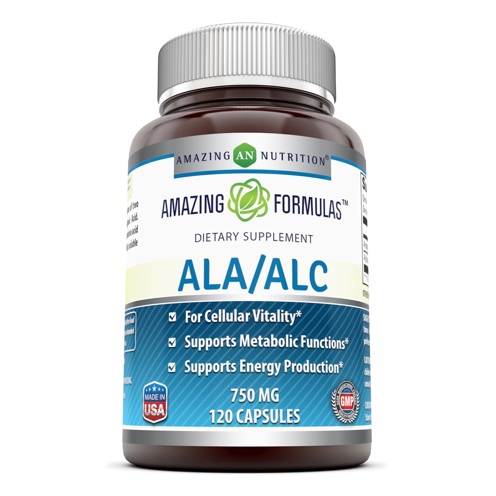 Amazing Formulas ALA/ALC 750 Mg 120 Capsules