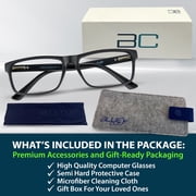 Blue Cut Adult Blue Light Blocking Computer Glasses, Black