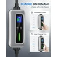 thumbnail image 5 of Nilight EV Charger Level 2, 32 Amp 240V, 25ft Cable SAE J1772 Portable Electric Car Charger with NEMA 14-50P Plug, Adjustable Current/Delay Timer, 5 of 8
