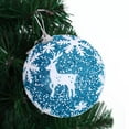 thumbnail image 4 of Adorno Navideño Colgante de Bola de Espuma, Color Azul, con Forma de Copo de Nieve | 8 Cm / 3,15 Pulgadas | 1 Unidad, 4 of 6