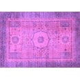 thumbnail image 1 of Ahgly Company Indoor Rectangle Abstract Purple Modern Area Rugs, 6' x 9', 1 of 4