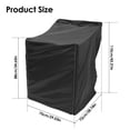 thumbnail image 2 of Washing Machine Cover with Zipper Design Waterproof Oxford Cloth Dryer Cover  Heavy-Duty Dustproof Washer and Dryer Cover for Top-loading and Front-loading Washer, 2 of 8