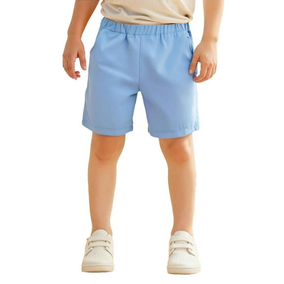 MEZZALL Toddler Boys Girls Solid Color Sport Shorts Kids Casual Shorts Daily Wear Comfort / 3-4 Years