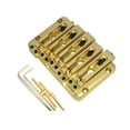 thumbnail image 3 of BELOVING 5 String Bass Bridge Metal Replace Part Sturdy Repairing Fixed Saddle Bridge golden, 3 of 10