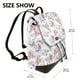 thumbnail image 2 of Disketp Rose Flower B Mochila de Cuero para Mujer, Bolso de Espalda Antirrobo con Estilo para Viaje, Trabajo y Uso Diario, 2 of 4
