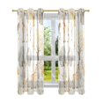 thumbnail image 7 of Yayeee Window Curtains Set of 2 for Living Room Light Filtering 63"x52", Giraffe Tree Pattern, 7 of 7