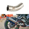 thumbnail image 2 of Durble Motorcycle Exhaust Pipe Mid Link Pipe Slip On Muffler For Kawasaki For Ninja ZX25R ZX-25R 2020 2021, 2 of 4