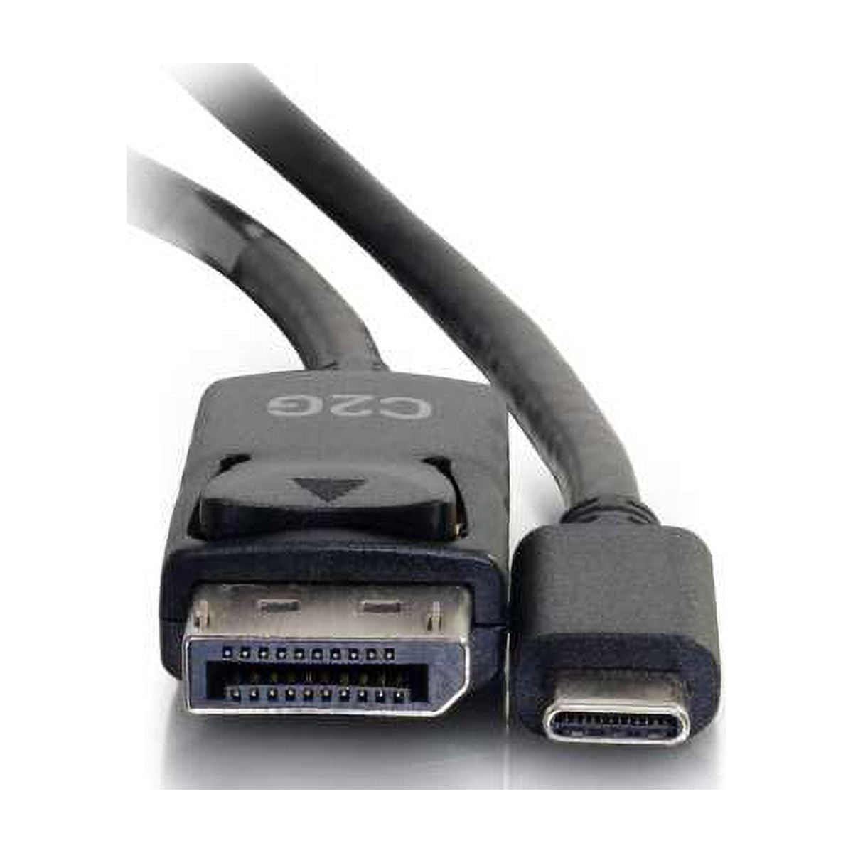C2g 3ft Usb C To Displayport Cable - 4k 30hz - External Video Adapter - Usb-c - Displayport - Black