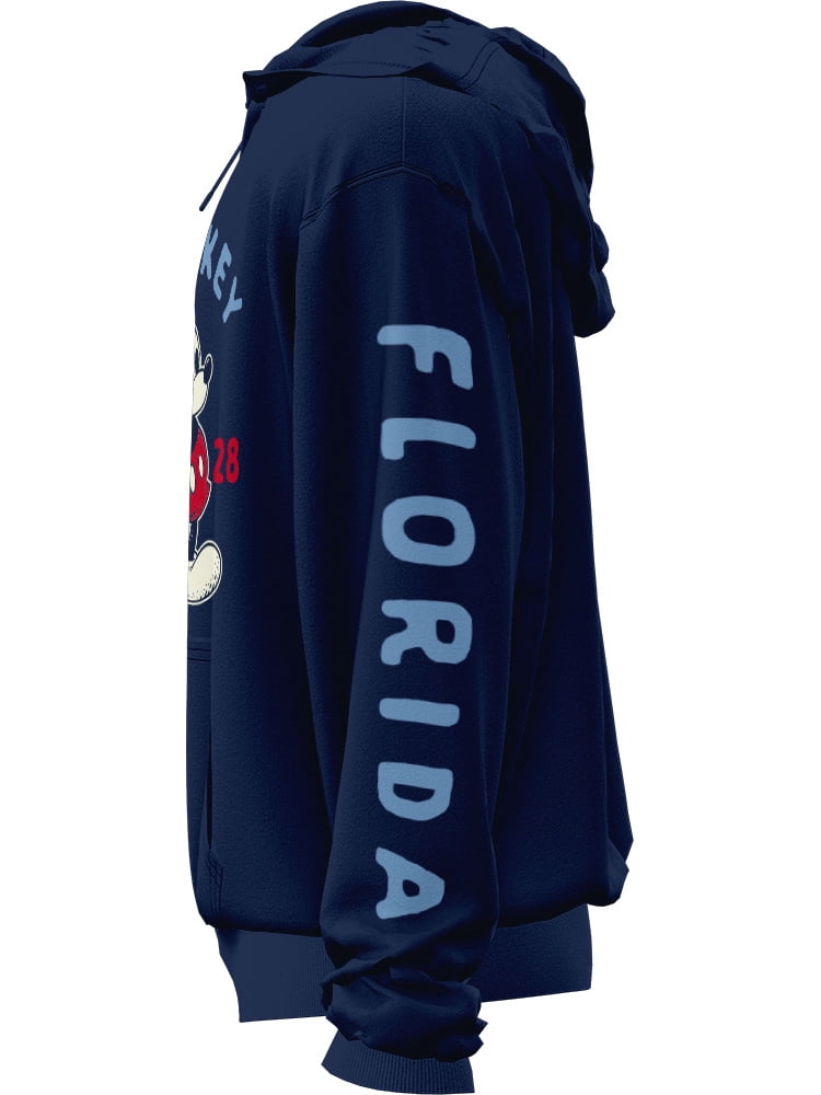Disney Mickey Mouse Adult Florida Navy Hoodie
