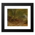 thumbnail image 2 of Ludwig Halauska 14x12 Black Modern Framed Museum Art Print Titled - Waldweg (1855), 2 of 5