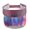 Pink, variant on Minimalist Unisex Faux Empty Top Baseball Cap Metallic Rave Hologram Ref