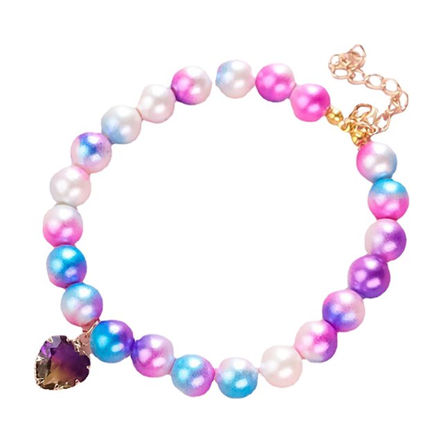 Collier de Perles pour Chat pour Fête Mariage Réception Collier de Perles Artificielles Ajustable