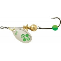 Mepps Aglia-E Spinner # Silver Green 1/8oz