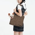 thumbnail image 3 of Xecao Brown Leopard for Cat Carrier Small Dog Handbag: The Ideal Travel Companion for Your Pet, 3 of 8