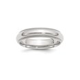 thumbnail image 1 of 925 Sterling Silver Half Round Milgrain Edge Wedding Band, 1 of 2