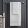 thumbnail image 5 of Hotel Style Turkish Cotton Bath Towel Collection Solid Print White 6 Piece Set, 5 of 6