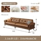 thumbnail image 1 of Luxury Living Room Sofas Modern Sectional Europe Living Room Sofas Leather Lazy Confort Recliner Nordic Brown Muebles Home Decor My Lux Decor Round, 1 of 24