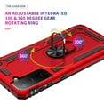 thumbnail image 4 of Samsung Galaxy S21+ 5G Case, Dteck Hybrid Rugged Shockproof Case with 360 Degree Rotation Ring Holder Finger Kickstand for Samsung Galaxy S21+ / S21 Plus,Red, 4 of 8