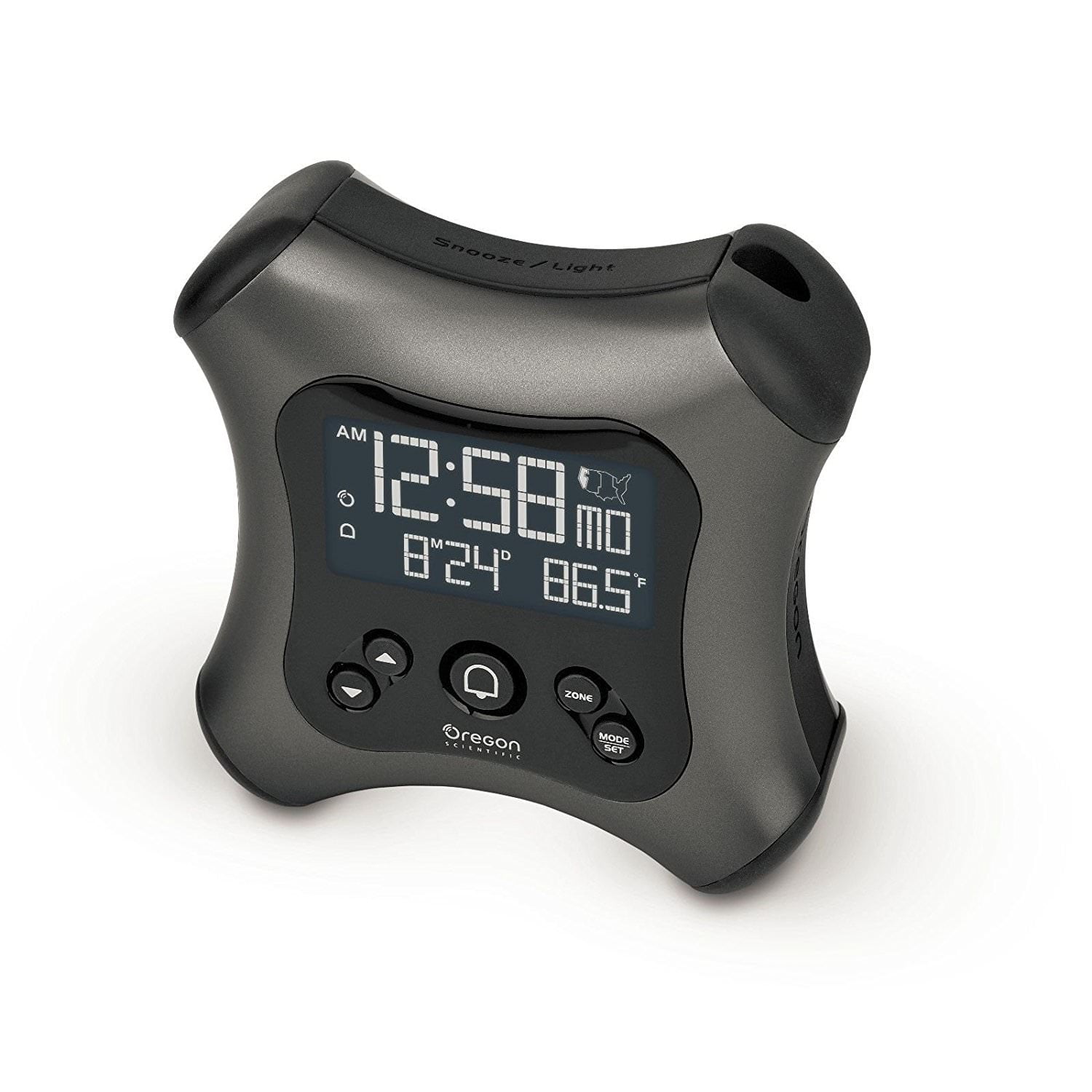 Scientific RM330P Projection Alarm Clock with Calendar for Home Bedroom - Walmart.com