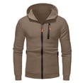 thumbnail image 4 of mgoYE Boys Hoodies - Kids Long Sleeve Hooded Sweatshirts Teens Pullover Tops Clothes(Khaki,4-5 Years), 4 of 5