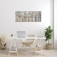 thumbnail image 3 of Bare Branch Trees Birch Forest Canvas Art, 48 x 20, 3 of 6