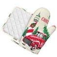 thumbnail image 2 of Kll Merry Christmas 1 Oven Gloves And Pot Holders Grill Gloves - Oven Gloves And Pot Holders, Non-Slip Cooking Gloves With Recycled Pads, 2 of 9