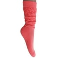 thumbnail image 3 of 3 Pairs Colorful Heavy Slouch Socks for Women Shoe Size 5-10 - (Almond Green-Gray-Neon Pink), 3 of 7