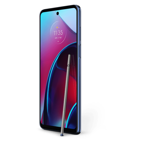 Open Box Motorola XT2211-2 Moto G Stylus 6.8'' 6GB RAM 128GB Storage 4G LTE 2.3 gigahertz Prepaid Smartphone, Twilight Blue