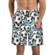 thumbnail image 1 of Balery Football Soccer Ball Traje de Baño Estilo Hawaiano para Hombre, Shorts de Secado Rápido con Bolsillos-Large, 1 of 6