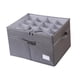 thumbnail image 1 of Organizador de zapatos, contenedor de zapatos con asas, contenedor de almacenamiento de zapatos que ahorra espacio, caja de zapatos para tacones, Gris, 1 of 9