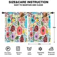 thumbnail image 2 of Blackout Kids Curtains,Pioneer Flower Floral Print Pattern Childrens Insulated Curtains Set Of 2,Bedroom Essentials,Toddler Room Decor 42"x54", 2 of 5