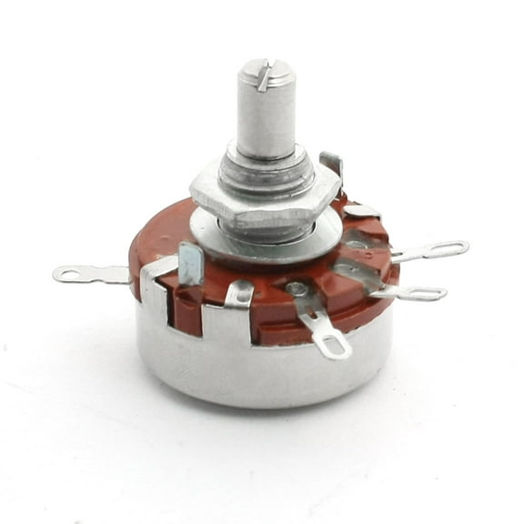 WH118-1A 470K ohm 2W 6mm Shaft Carbon Composition Rotary Potentiometer