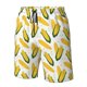 thumbnail image 4 of Balery Corn On The Cob Traje de Baño Estilo Hawaiano para Hombre, Shorts de Secado Rápido con Bolsillos-Small, 4 of 6