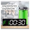 thumbnail image 4 of Gym Timer Clock Workout Timer Interval Clock Stopwatch Count Down/Up Interval Timer LED Fitness Training Timer Outdoor, 4 of 6