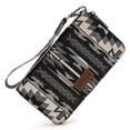 thumbnail image 3 of Wrangler Wallet Wristlet Aztec Clutch Long Purse Boho Credit Card Holder Wallet, Black, 3 of 7