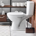 thumbnail image 5 of modern sleek toilet bowl brush and Toilet plunger combo - Bronze, 5 of 7