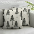 thumbnail image 3 of COMIO  Christmas Pillow Covers White Black Christmas Tree Decor Throw Pillows Winter Xmas Holiday Outdoor Cushion Cases for Couch Bed Decorations, 3 of 5