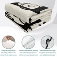 thumbnail image 4 of Queen Quilt Set 90''x96'', Letter E Lightweight Summer Bedspread Coverlet Set with 2 Pillow Shams, Monogram Words Breathable All Season Quilt Bedding for Bedroom/Guest Room, 4 of 9