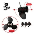 Boatman Outboard Propeller fit Tohatsu / Boat Engine 25/30 (4Stroke