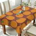 thumbnail image 4 of Coolnut Thanksgiving Pumpkin Tablecloth, Waterproof Washable Polyester Square Table Cover, Durable Tablecloth for Kitchen Dining Table Party Decor, 60"X 108", 4 of 7