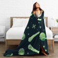 thumbnail image 5 of ZICANCN Anti-Pilling Flannel Bed Throw Blankets Space Earth Pixel Art , Couch Ultra Soft Micro Fleece Sofa Bed Camping Travel Blanket for Adults 50"x40", 5 of 8