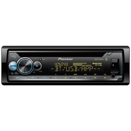 Pioneer DEH-S5100BT Single-DIN In-Dash Car Stereo CD Player with Bluetooth