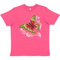thumbnail image 3 of Inktastic Watermelon Butterfly Youth T-Shirt, 3 of 5