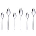 thumbnail image 3 of Shisuyan Rust-Resistant Stainless Steel Sporks 6Pcs 8.1In For Home Use and Camping, 3 of 8