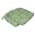 thumbnail image 2 of Vargottam Non Slip DiningChairCushionU-ShapedPrinted Indoor/OutdoorChairPadsHome Decor Reversible & Machine Washable DiningChairPad With String Ties - Set Of 2-Pear Green, 2 of 8
